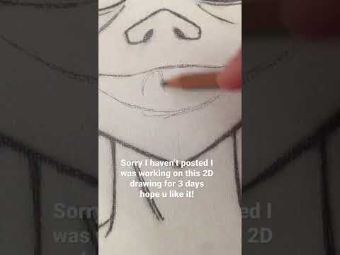 #drawing #gorillaz :)) 2D!!