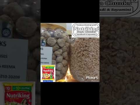 Nutriking soya mini chunks, for eating, packaging size: 500 ...