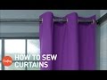 How To Sew Curtains Easy Grommet Style With Free Pattern Craftsy Sewing Tutorials