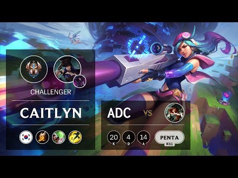 Caitlyn ADC vs Miss Fortune - KR Challenger Patch 9.23