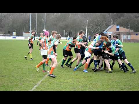 Rugby wedstrijden van de cubs en junioren tegen FRC Gouda
