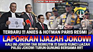 Download lagu KABAR TERBARU‼️ ANIES & HOTMAN PARIS RESMI LAPORKAN IJAZAH PALSU JOKOWI😱‼️ SAKSI KUNCI TURUN TANGAN mp3