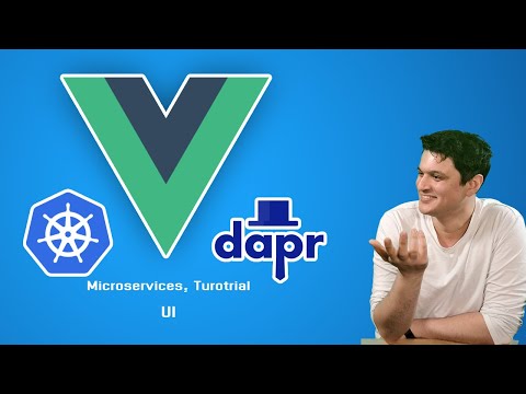 Microservices with dapr pubsub component in Kubernetes. Part 2, UI