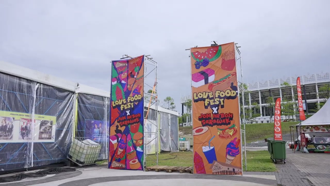 [KQSB] Bringing the Venue to Life: Our Karnival Jom Heboh Segulai Sejalai Sarawak 2025 Setup