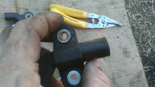 Ford Freestar crankshaft position sensor replacement, shield wire grounding. Misfire at idle fixed