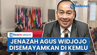 Jenazah Dubes Agus Widjojo Disemayamkan di Kantor Kemlu, Menteri Sugiono Pimpin Upacara Penghormatan