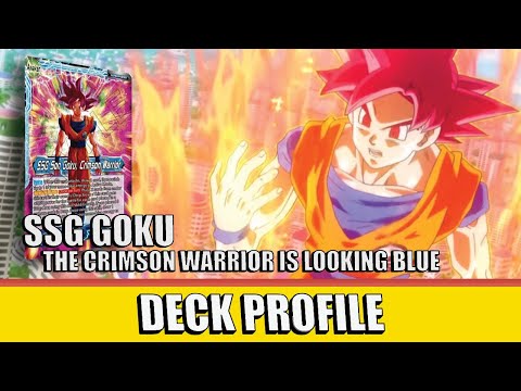 SSG Goku Crimson Warrior (U) | DBS Deck Profile | Set 16 Realm of The Gods | DBS TCG