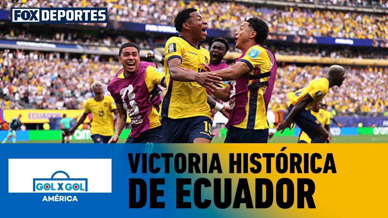 😳 ECUADOR 2-1 ALEMANIA | Histórica victoria ecuatoriana en el torneo | GolXGol