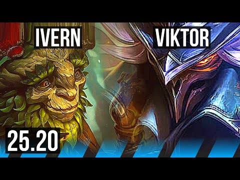 IVERN vs VIKTOR (MID) | 5/0/9 | KR Master | 25.20