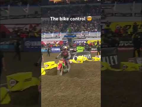 Jett Lawrence with the incredible bike control! #SupercrossLIVE