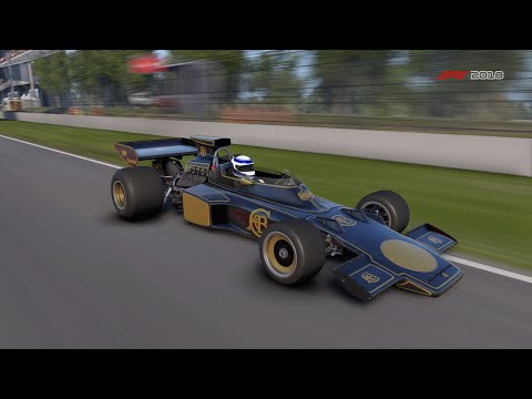 F1 2018 1972 Team Lotus-Ford 72D Spain hot lap and replay