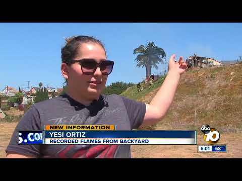 News video thumbnail: house fire blankets San Diego neighborhood in black smoke