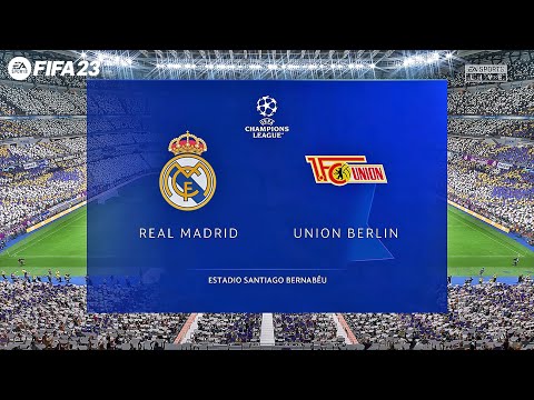 FIFA 23 - Real Madrid vs Union Berlin - UCL Group Stage 2023 | PC Gameplay