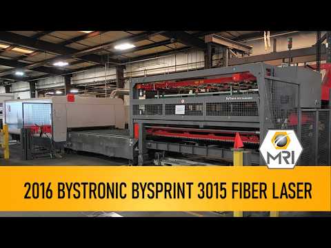 2016 BYSTRONIC BYSPRINT 3015 FIBER LASERS | Machinery Resources International (1)
