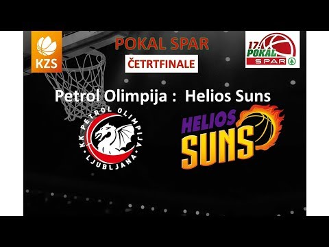 Petrol Olimpija : Helios Suns - četrtfinale, 2. tekma - Pokal Spar - Sezona 2017/18