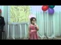 Девочка Владислава поёт песню "Маленький тигрёнок" 