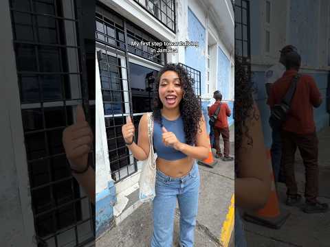 My first step towards living in Jamaica🥹￼