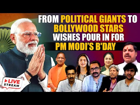 LIVE: On PM Modi’s 75th Birthday, Wishes Pour In from Leaders and Celebrities | CM Yogi | Aamir Khan