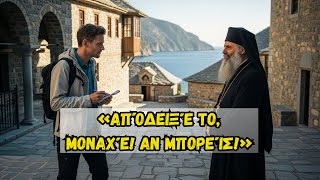 Απόδειξέ το, μοναχέ! Αν μπορείς! Γερμανός ερευνητής προκαλεί μοναχό του Αγίου Όρους και μένει άφωνος