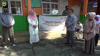 Mandiri Syariah Mengalirkan Berkah 2020 yang diterima langsung oleh Ibuk Hj. Suryani Nasution