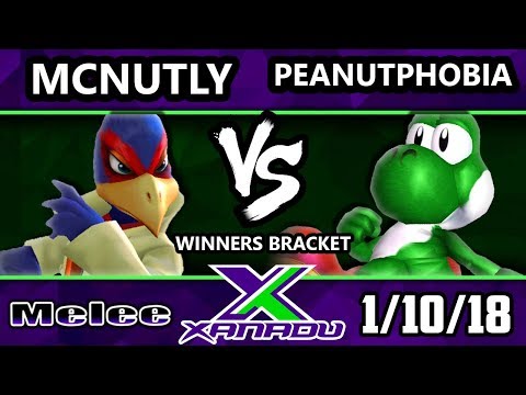 S@X 236 Melee - McNutly (Falco) Vs. Peanutphobia (Yoshi) - Smash Melee Winners Bracket - SSBM