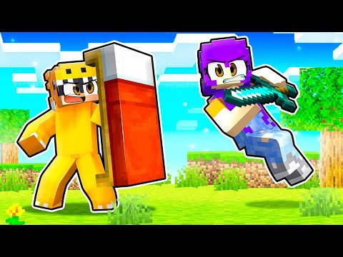 I Pranked My Friend With OP ITEMS in BEDWARS! (Minecraft Minigame)