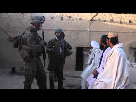 US Marines Patrol in Sangin Afghanistan 2010