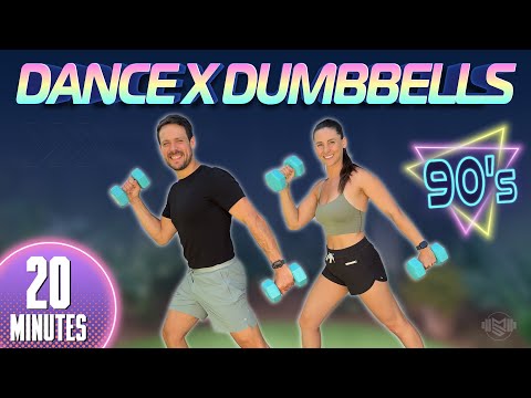90s Dance x Dumbbells Workout [Full Body Toning]