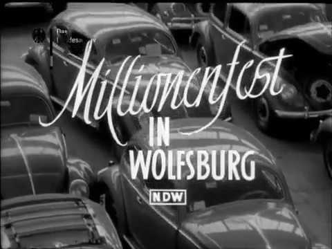 Millionenfest in Wolfsburg 1955 - Neue Deutsche Wochenschau