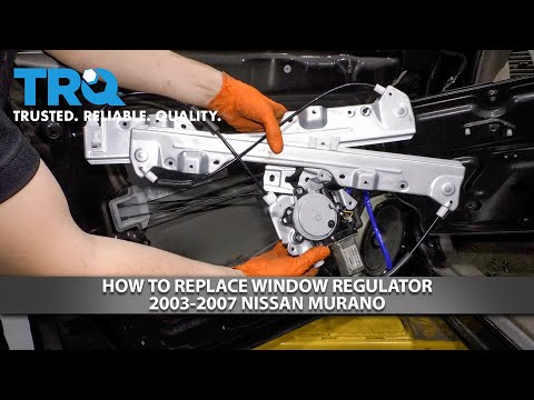 How to Replace Window Regulator & Motor 2003-2007 Nissan Murano