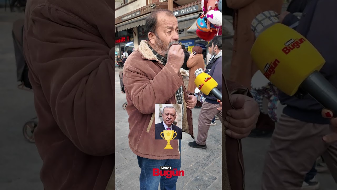 Kahramanmaraş'ta Erdoğan sevgisi mikrofonlara yansıdı