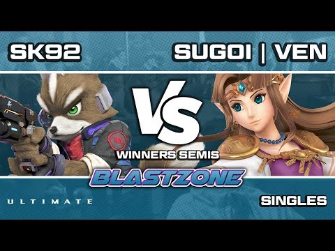 PSG Blastzone: SK92 (Fox) vs Sugoi | Ven (Zelda) - Winners Semis