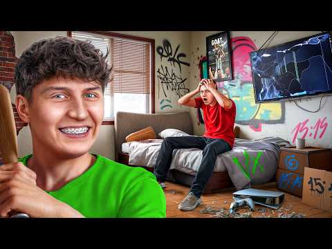 Zniszczyliśmy Jego Wymarzony Pokój Prank!