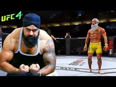 Old Bruce Lee vs. Super Khalsa (EA sports UFC 4)