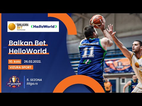 26.02.2022 ITLIGA 10.kolo grupa B 15:30 BALKAN BET - HELLOWORLD