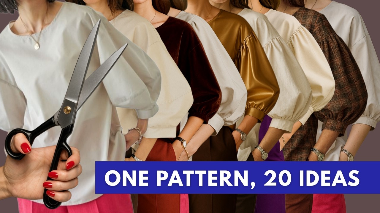 Blouse Pattern Making —  The Secret to Simple and Elegant Blouses ✨️