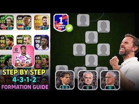 MASTERCLASS 4-3-1-2 🔥 Step By Step 4-3-1-2 Formation Long Ball Counter Individual Instructions Guide