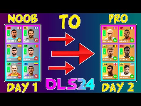 Noob To PRO! - How To Make A Legendary Account In DLS 24 | Dream League Soccer 2024