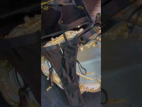 Bold black lingerie with gold details-sophisticated and seductive.✨ #B2BLingerie #WholesaleFashion