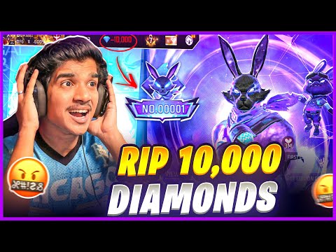 🤬 RIP 10,000 💎 DIAMONDS😱 | BUNNY BUNDLE SPIN🔥 | GIVEAWAY ??🎁| FREE FIRE IN TELUGU #dfg #freefire