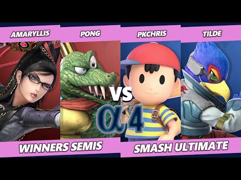 Alpha 4 Winners Semis - Amaryllis & Pong Vs. PkChris & Tilde - SSBU Ultimate Tournament
