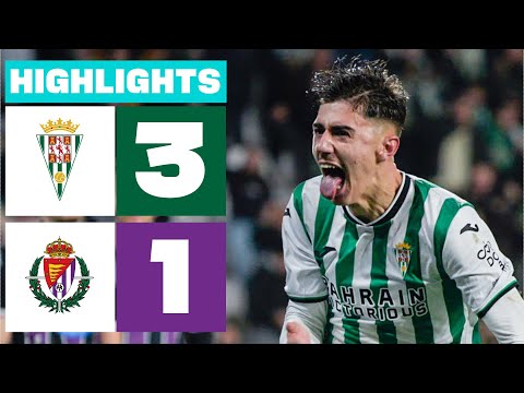 CÓRDOBA CF 3 - 1 REAL VALLADOLID | RESUMEN LALIGA HYPERMOTION