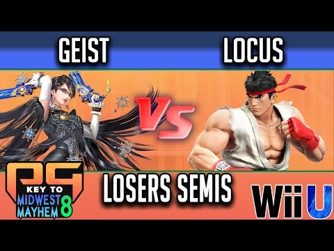 PG Key to MM8 LOSERS SEMIS - Geist (Bayonetta) vs UBC | Locus (Ryu)