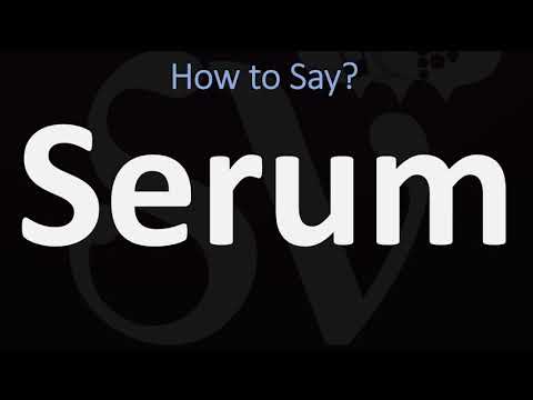 How to Pronounce Serum? (CORRECTLY)