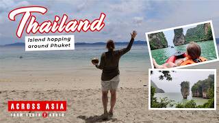 Island hopping around Phuket, Thailand in rainy season