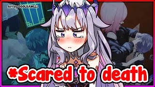 [ENG SUB/Hololive] Scared Biboo always hugs her senpai for comfort