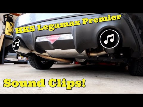 HKS Legamax Premier Exhaust vs. OEM Factory Exhaust Subaru BRZ|GT86|FRS (Sound Clip)