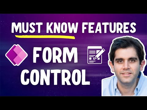 Form Control in Power Apps | Must know features & properties from Reza Dorrani