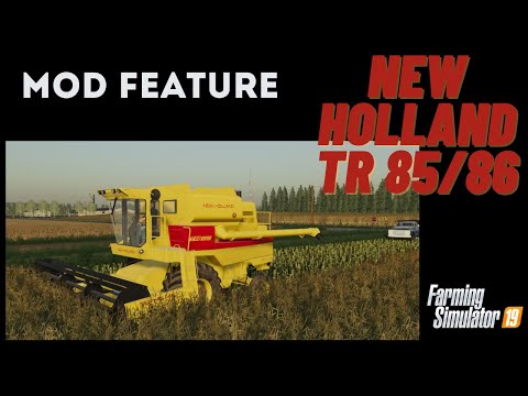 Mod Feature: New Holland TR 85/86 Combine Harvester | Farming Simulator 19 | Old school equipment