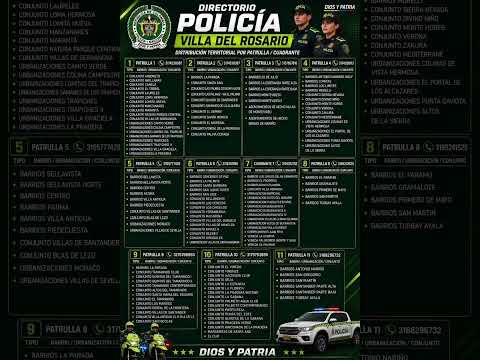Cuadrantes de la estación de Policía en Villa del Rosario.